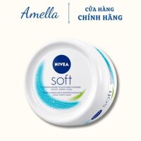 Kem Dưỡng Ẩm Nivea Soft Của Đức 200ml, Dưỡng Ẩm Và Cải Thiện Tình Trạng Khô Da, Nứt Nẻ