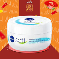 Kem Dưỡng Ẩm Nivea Soft Của Đức 200ml, Dưỡng Ẩm Và Cải Thiện Tình Trạng Khô Da, Nứt Nẻ