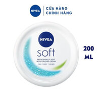KEM DƯỠNG ẨM nivia soft 200 ml dùng cho mặt và toàn thân
