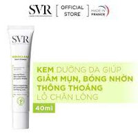Kem dưỡng ẩm se khít lỗ chân lông và làm giảm mụn kiềm dầu SVR SEBIACLEAR Mat + Pores 40ml