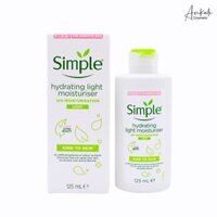 Kem Dưỡng Ẩm Simple Hydrating Light Moisturiser 125ml