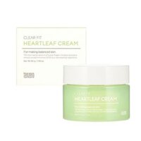 Kem dưỡng ẩm Tenzero Clear Fit Heartleaf Cream Tenzero 50g Hàn Quốc Kem Diếp Cá Tenzero Cấp ẩm dưỡng trắng chống lão hóa