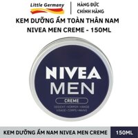 Kem dưỡng ẩm toàn thân cho nam Nivea Men Creme 150ml - Hàng Đức nội địa