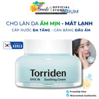 Kem Dưỡng Ẩm Torriden Low Molecular Hyaluronic Acid Soothing Cream 100ml - Cấp Ẩm Cấp Nước