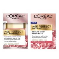 Kem dưỡng ẩm trắng sáng da Loreal Paris Age Perfect Cell Renewal