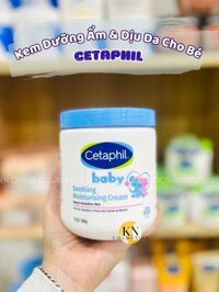 Kem dưỡng ẩm và làm dịu cho bé Cetaphil Baby Soothing & Moisturising Cream hũ 566g