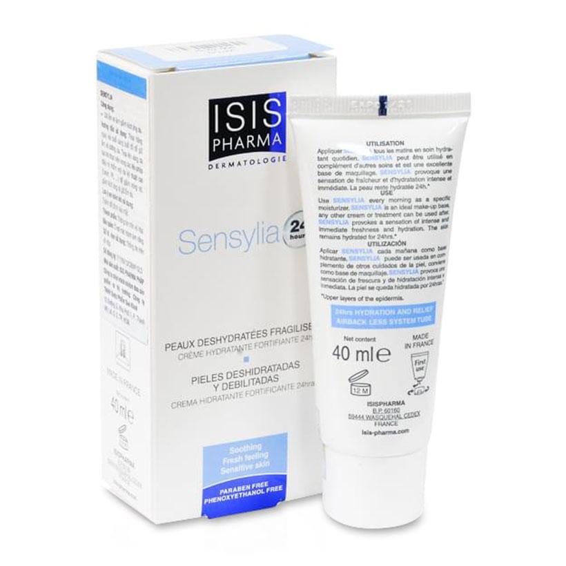 Kem dưỡng ẩm và ngăn ngừa khô da Isis Pharma Sensylia 24h 40ml