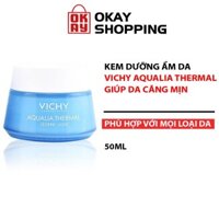 Kem dưỡng ẩm Vichy Thermal Rehydrating Cream-Light Làm Căng Mịn Mờ Nếp Nhăn Aqualia 50ml