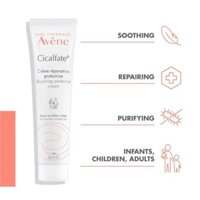 Kem Dưỡng Avène Phục Hồi Và Làm Dịu Da Cicalfate+ Repairing Protective Cream tuýp 40ml
