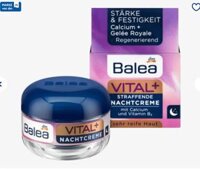 Kem dưỡng Balea Vital+ Straffende, tái tạo da, ban đêm, 50ml