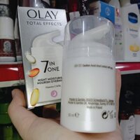 Kem Dưỡng Ban Đêm Chống Lão Hóa Olay Total Effect 7 in 1 Không Mùi – Bản UK