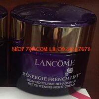 Kem dưỡng ban đêm Lancome Renergie Nuit Multi-Lift