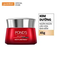 Kem Dưỡng Ban Đêm Pond'S Age Miracle Mờ Đốm Nâu Và Nếp Nhăn Với 50X Hexyl-Retinol 45Gr