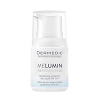 Kem dưỡng ban ngày giúp sáng, đều màu da – Dermedic MELUMIN brightening protective day cream SPF 50+ – 50gr