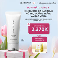 Kem dưỡng ban ngày mờ sạm nám, dưỡng trắng, chống nắng bảo vệ da SPF50+ PA++++ Menard Fairlucent Day Cream White 40g