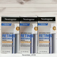 Kem dưỡng ban ngày Neutrogena Rapid Wrinkle Repair Retinol Moisturizer SPF30