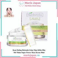 Kem Dưỡng Bielenda Giảm Mụn Kiềm Dầu Mờ Thâm Super Power Mezo Krem 50ml