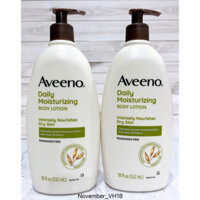 Kem dưỡng body da khô Aveeno Daily Moisturizing Body Lotion Intensely Nourishes Dry Skin 532ml