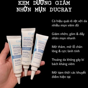 Kem dưỡng cân bằng dầu giảm viêm mụn Ducray Keracnyl PP Anti-Blemish Soothing Cream 30ml