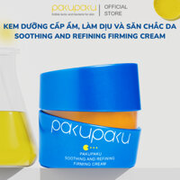 Kem dưỡng cấp ẩm, làm dịu và săn chắc da Pakupaku Soothing and Refining Firming Cream 50g