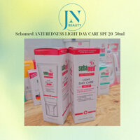 Kem dưỡng chăm sóc ban ngày dành cho da mẫn đỏ nhạy cảm Sebamed Anti-Redness Light Day Care 50ml.