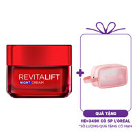 Kem Dưỡng Chống Lão Hóa Ban Đêm L’oreal Revitalift Night Cream Anti-Wrinkle + Firming (50ml)