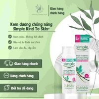 Kem dưỡng chống nắng Simple Kind To Skin+