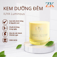 Kem Dưỡng Da Ban Đêm Iuya Luminous Hàn Quốc 50g Giúp Trắng Da Ngăn Ngừa Lão Hóa Da Căng Bóng Mịn Màng