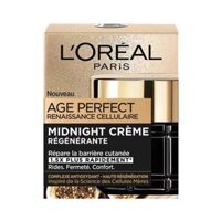 Kem dưỡng da BAN Đêm phục hồi, tái tạo cao cấp Loreal Paris Age Perfect Cell Renewal Anti-Aging Moisturizer 48gr
