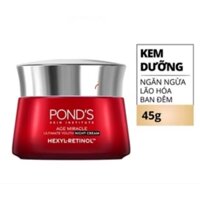 Kem dưỡng da ban đêm Pond's Age Miracle ngăn ngừa lão hóa 45g