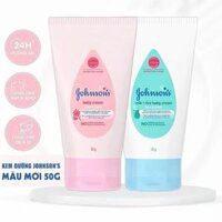 Kem Dưỡng Da chiết xuất Sữa Gạo Johnson’s Baby Cream 50gram cho bé Gối Bébi 123