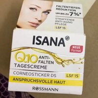 Kem dưỡng da chống lão hóa Isana Q10 Đức