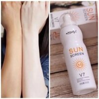 KEM DƯỠNG DA CHỐNG NẮNG WHITENING SUNSCREEN V7, 150ml - HQ