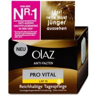 Kem dưỡng da chống nhăn ban ngày Olaz Anti-Falten Pro Vital LSF 15