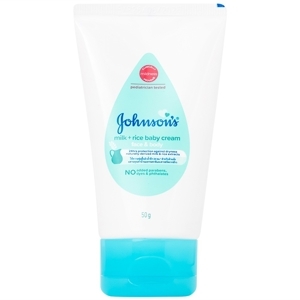 Kem dưỡng da chứa sữa và gạo Johnson's Baby Milk + Rice Cream 50g