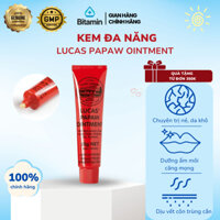 Kem Dưỡng Da Đa Năng Lucas Papaw Ointment 25g , Kem Dưỡng Môi Chiết Xuất Đu Đủ