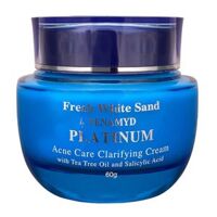 Kem dưỡng da dành cho da mụn - FRESH WHITE SAND BY TENAMYD PLATINUM ACNE CARE CLARIFYING CREAM/ Lọ/ 60g