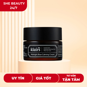 Kem Dưỡng Da Dear Klairs Midnight Blue Calming Cream 30ml