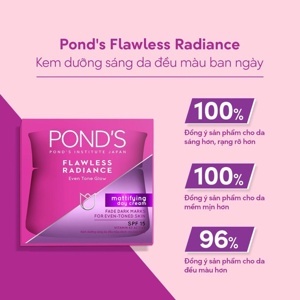 Kem dưỡng trắng da ban đêm PONDS Flawless White SPF