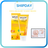 Kem dưỡng da hữu cơ WELEDA cho bé, dưỡng da mặt & Body trẻ em - Dòng Cao Cấp  Đức