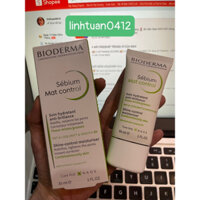 Kem Dưỡng Da Kiềm Dầu Bio-derma Sebium Mat Control 30ml Kem Lót Đa Năng