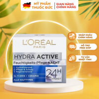 Kem Dưỡng Da Loreal Hydra Active 3 Ban Đêm [Hàng xách tay nội địa Đức]