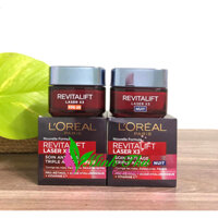 Kem Dưỡng Da Loreal Revitalift Laser X3 Chống Lão Hóa Ngày Đêm 50ml