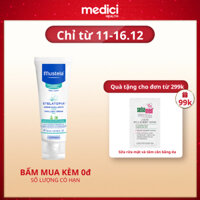 Kem dưỡng da mặt dành cho da chàm Mustela STELATOPIA EMOLLIENT CREAM FACE 40ml