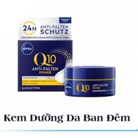 Kem dưỡng da mặt đêm Nivea Q10 chống lão hóa,chống nhăn, sáng da - Nội địa Đức