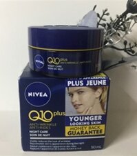 Kem dưỡng da mặt đêm. Nivea Q10 plus Anti-Wrinkle 50ml canada