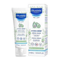Kem Dưỡng Da Mặt Mustela Cho Da Thường Hydra Bebe Facial Cream 40ml - VINAQUICK
