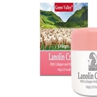 Kem dưỡng da mỡ cừu Úc Lanolin Cream With Collagen And Vitamin E Green Valley