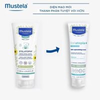 Kem dưỡng da Mustela cho bé Chàm thể tạng (viêm da cơ địa) Stelatopia Emollient Cream 150ml