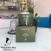 Kem Dưỡng Da Nature Republic Snail Solution Cream - King Khỏe Đẹp